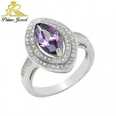 Gümüş Zirkon Taşlı Yüzük